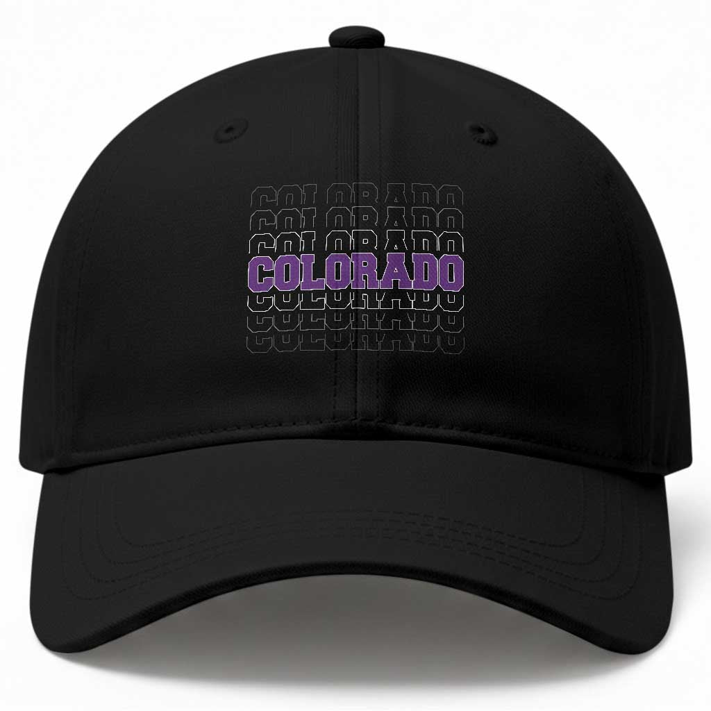 Vintage Colorado Baseball Cap Retro State Pride Sports Fan Graphic TS10 Print Your Wear