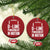 Football Defensive Lineman Christmas Ornament D Line Punishment In Motion American Flag TS10 Circle Red Print Your Wear