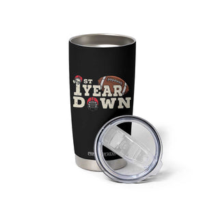 1st Year Down Football Tumbler Cup Touchdown One First Birthday Infant Baby Boy TS10 Print Your Wear