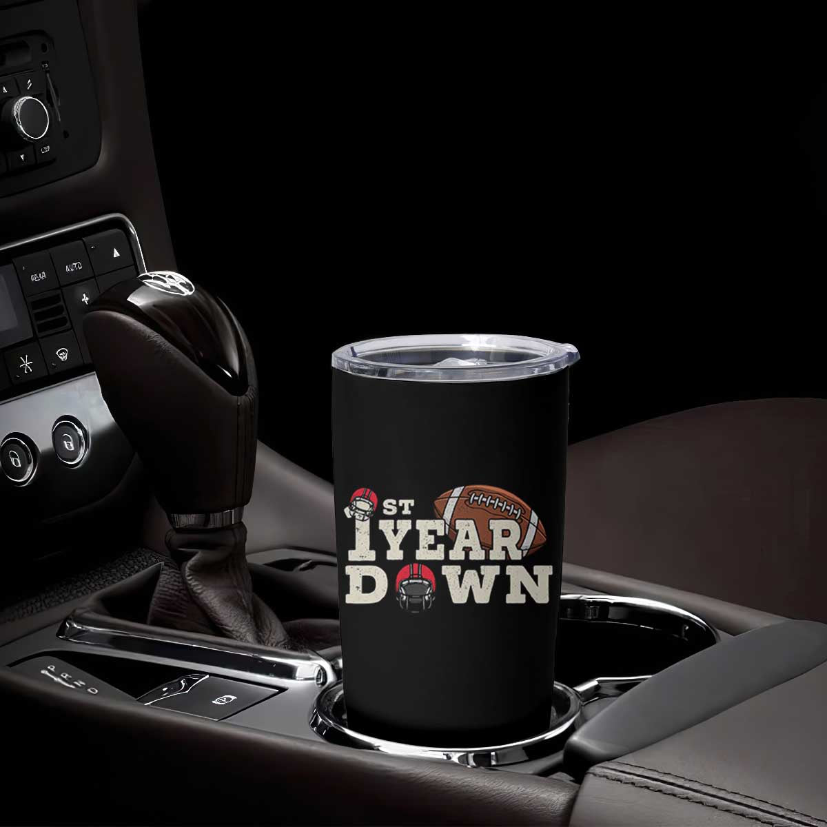 1st Year Down Football Tumbler Cup Touchdown One First Birthday Infant Baby Boy TS10 Print Your Wear