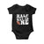 Half Way To One Baby Onesie 1/2 Birthday Baby Boy Football TS10 Black Print Your Wear