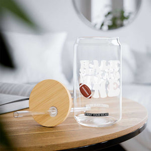 Half Way To One Glass Can 1/2 Birthday Baby Boy Football TS10 Print Your Wear