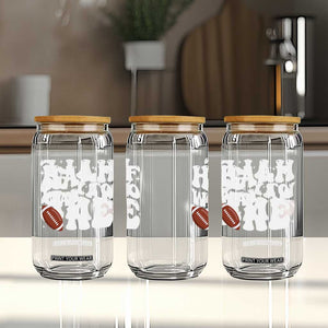 Half Way To One Glass Can 1/2 Birthday Baby Boy Football TS10 Print Your Wear