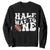 Half Way To One Sweatshirt 1/2 Birthday Baby Boy Football TS10 Black Print Your Wear