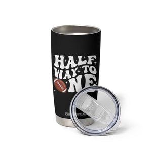 Half Way To One Tumbler Cup 1/2 Birthday Baby Boy Football TS10 Print Your Wear