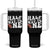 Half Way To One Tumbler With Handle 1/2 Birthday Baby Boy Football TS10 One Size: 40 oz Black Print Your Wear