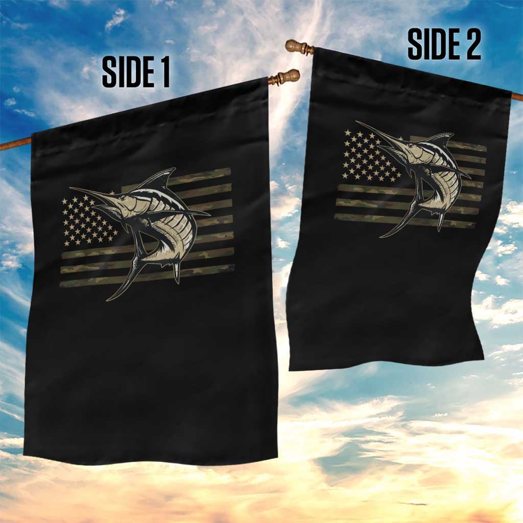 Fishing Camouflage US Flag Garden Flag Swordfish Fish Fisherman Camo TS10 Print Your Wear