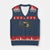 Fishing Camouflage US Flag V-Neck Knit Sweater Vest Swordfish Fish Fisherman Camo TS10 Navy Red Print Your Wear