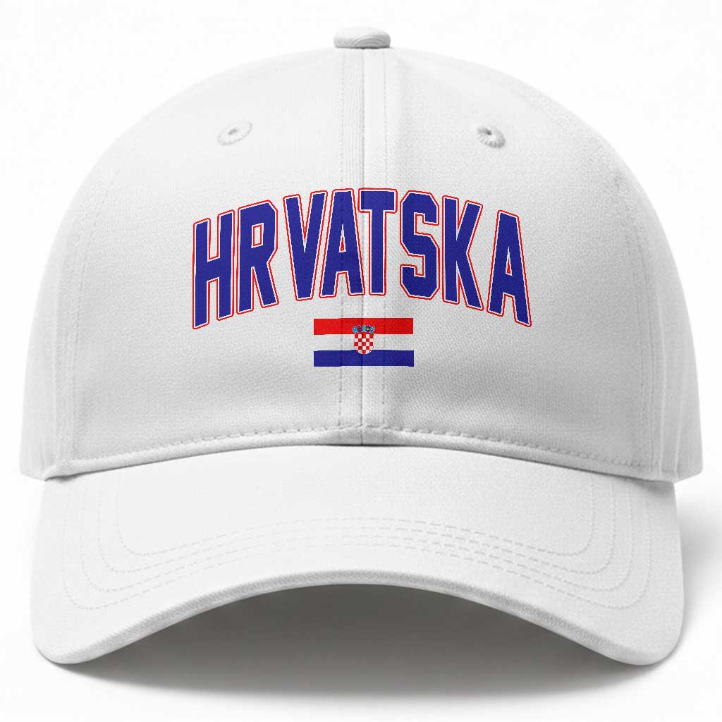 Hrvatska Flag Baseball Cap Croatia Vintage Zagreb Croatian Jersey Retro