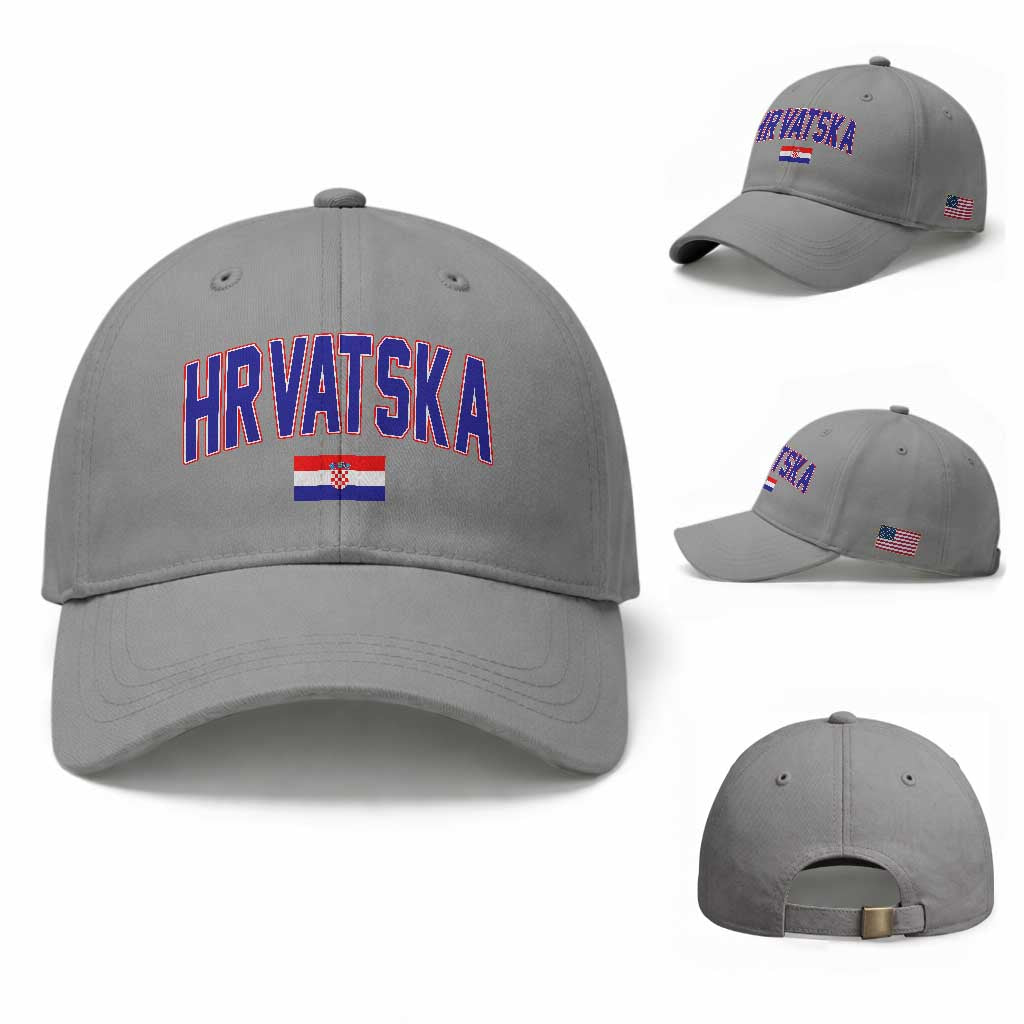 Hrvatska Flag Baseball Cap Croatia Vintage Zagreb Croatian Jersey Retro