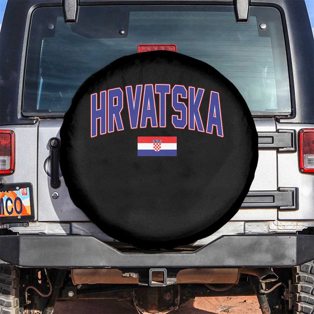 Hrvatska Flag Spare Tire Cover Croatia Vintage Zagreb Croatian Jersey Retro