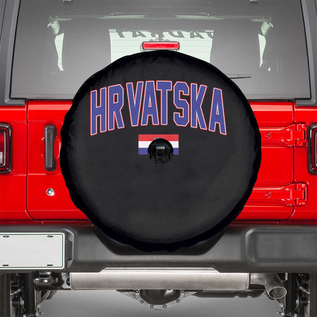 Hrvatska Flag Spare Tire Cover Croatia Vintage Zagreb Croatian Jersey Retro