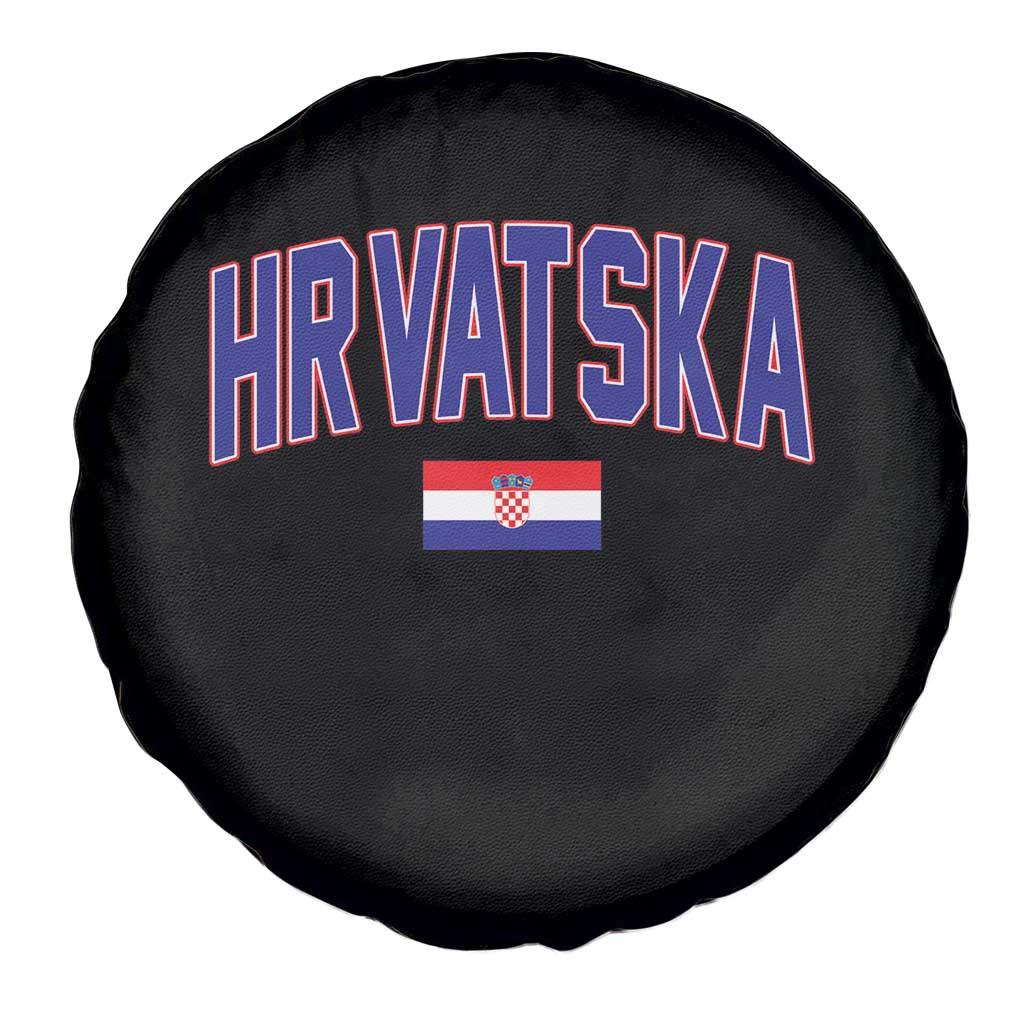 Hrvatska Flag Spare Tire Cover Croatia Vintage Zagreb Croatian Jersey Retro