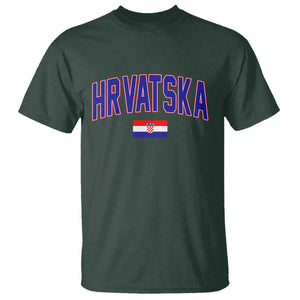 Hrvatska Flag T Shirt Croatia Vintage Zagreb Croatian Jersey Retro