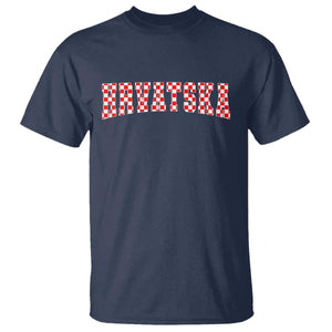 Vintage Hrvatska T Shirt Retro Varsity Croatia Zagreb Croatian Flag