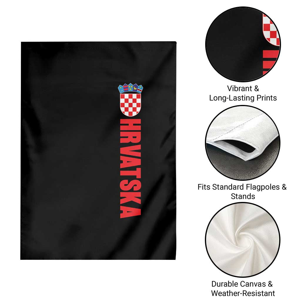 Hrvatska Garden Flag Vintage Croatia Zagreb Croatian