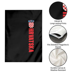 Hrvatska Garden Flag Vintage Croatia Zagreb Croatian