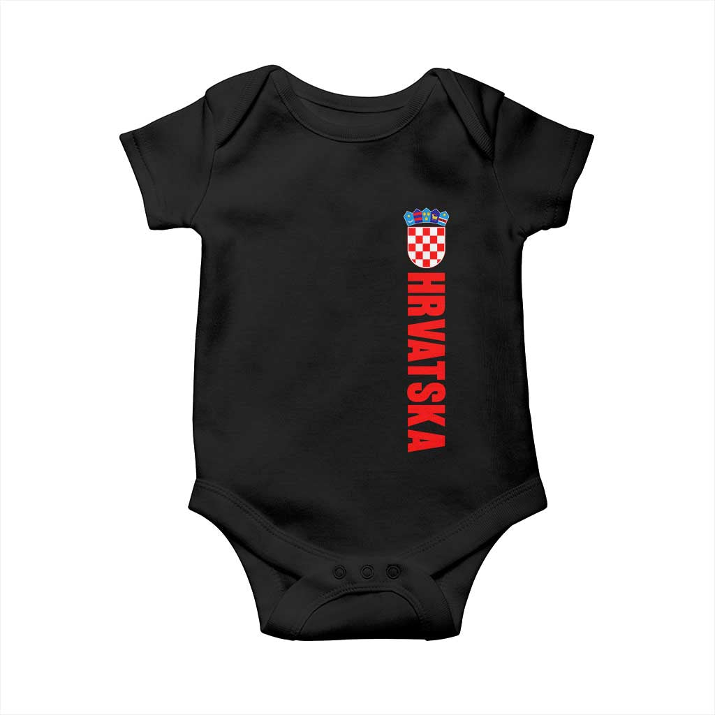 Hrvatska Baby Onesie Vintage Croatia Zagreb Croatian