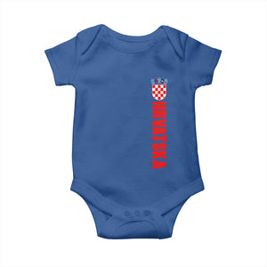 Hrvatska Baby Onesie Vintage Croatia Zagreb Croatian