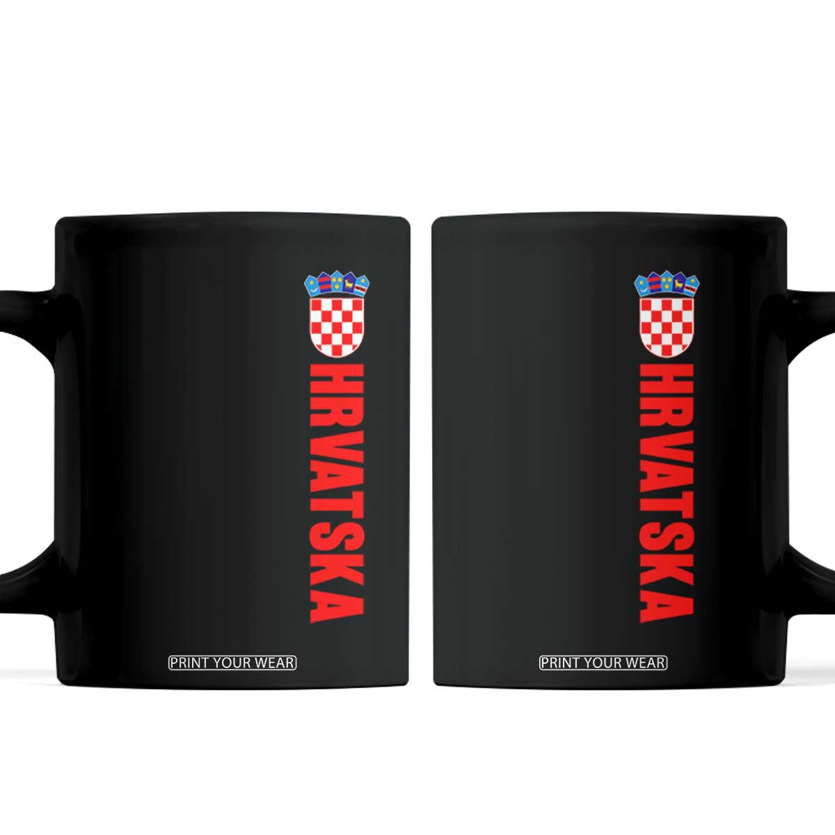 Hrvatska Coffee Mug Vintage Croatia Zagreb Croatian