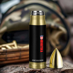 Hrvatska Bullet Tumbler Vintage Croatia Zagreb Croatian