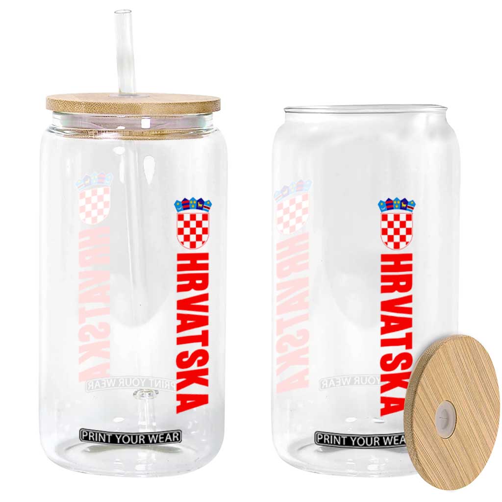 Hrvatska Glass Can Vintage Croatia Zagreb Croatian