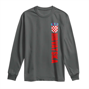 Hrvatska Long Sleeve Shirt Vintage Croatia Zagreb Croatian
