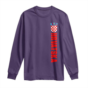 Hrvatska Long Sleeve Shirt Vintage Croatia Zagreb Croatian
