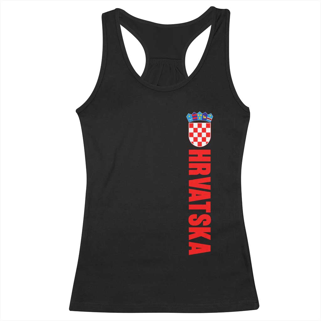 Hrvatska Racerback Tank Top Vintage Croatia Zagreb Croatian