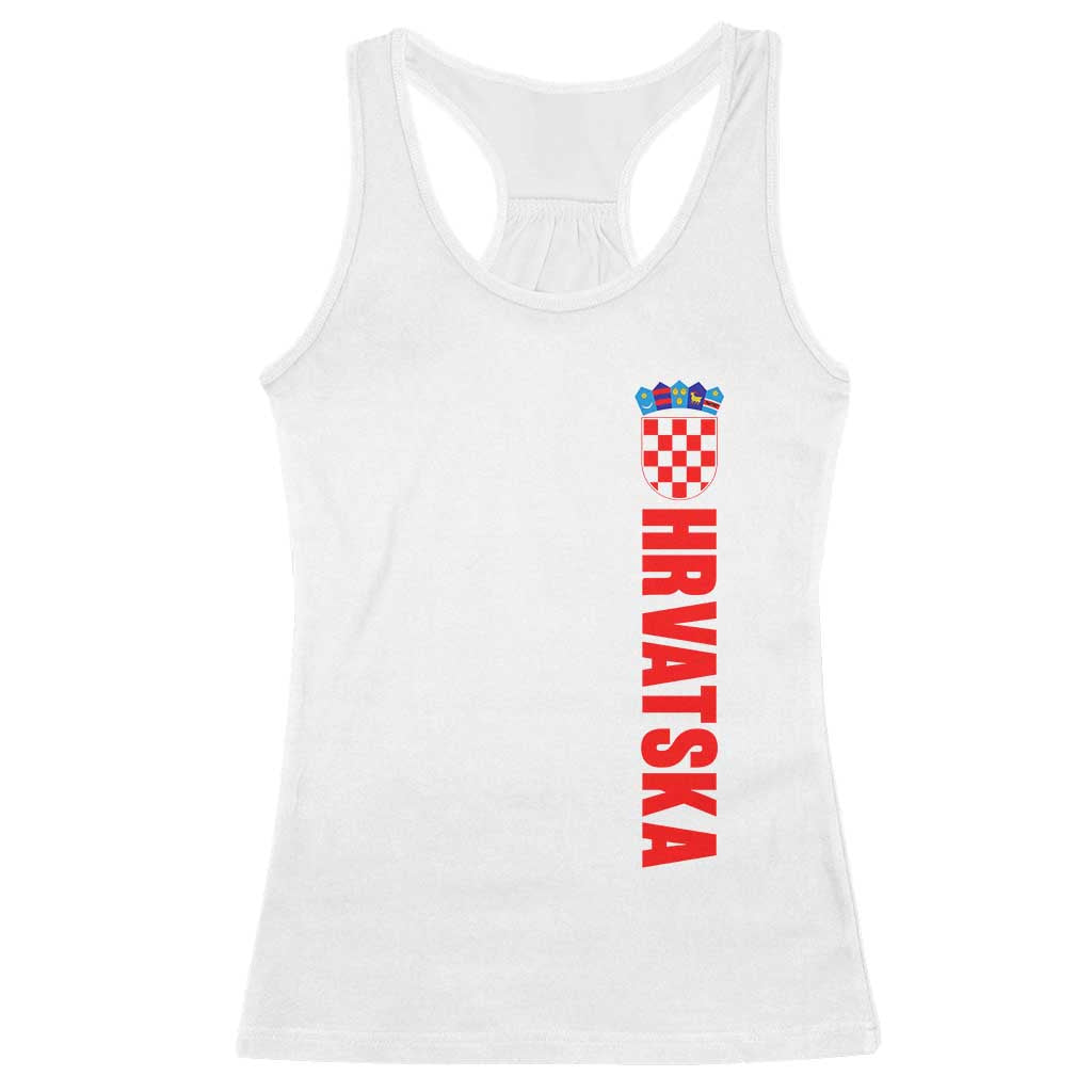Hrvatska Racerback Tank Top Vintage Croatia Zagreb Croatian