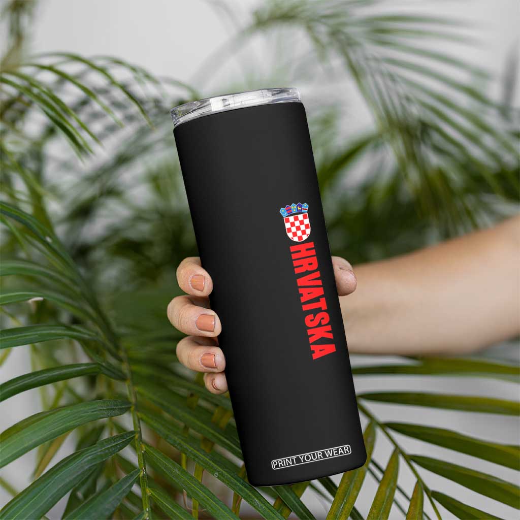 Hrvatska Skinny Tumbler Vintage Croatia Zagreb Croatian