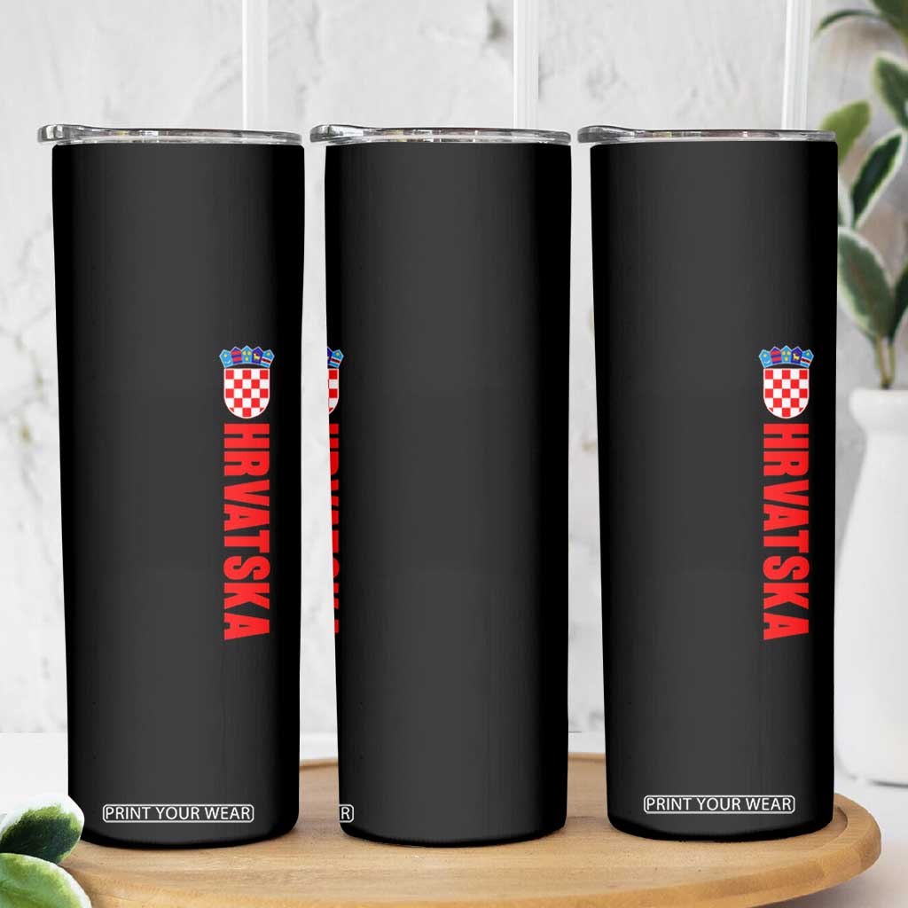 Hrvatska Skinny Tumbler Vintage Croatia Zagreb Croatian
