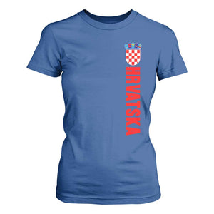 Hrvatska T Shirt For Women Vintage Croatia Zagreb Croatian