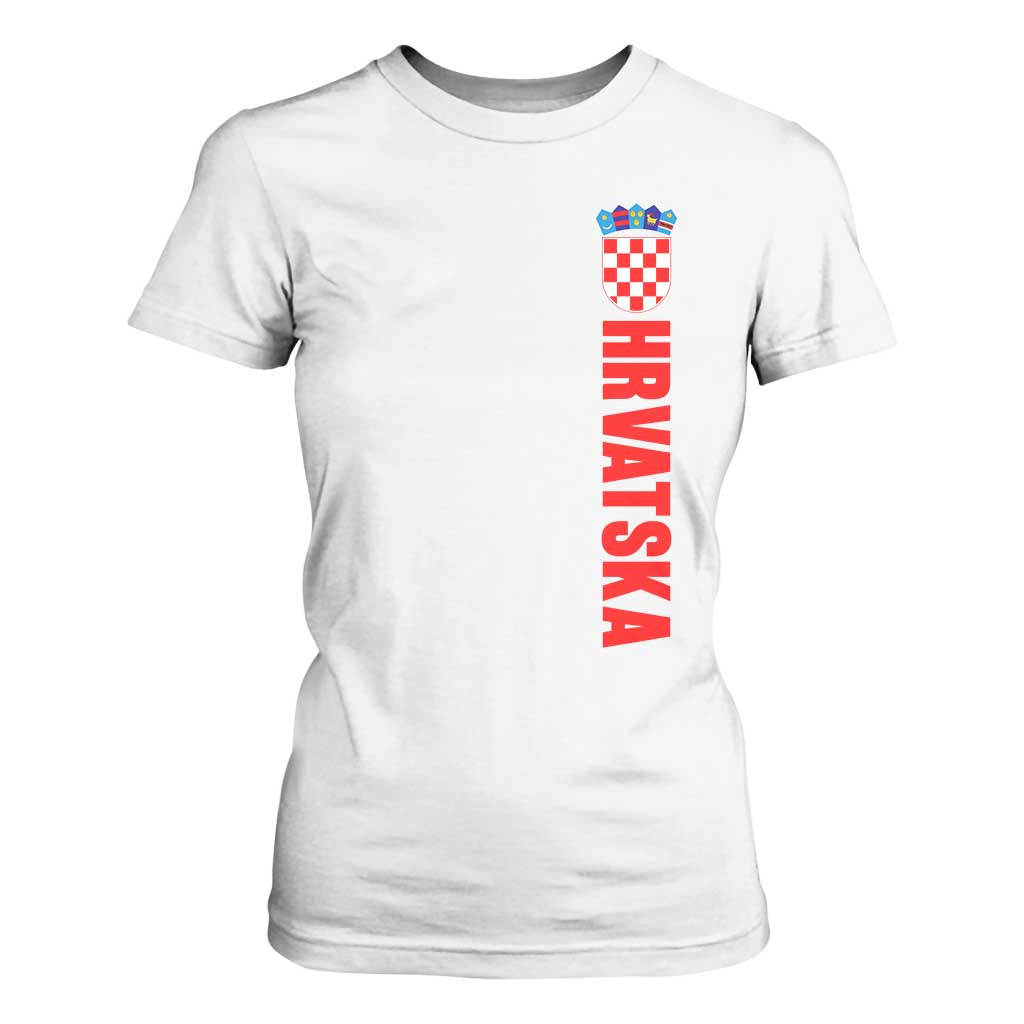 Hrvatska T Shirt For Women Vintage Croatia Zagreb Croatian