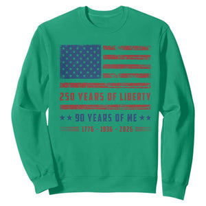 Patriotic 90th Birthday USA 250th Anniversary Sweatshirt 250 Years of Liberty 1936 90 Year Old Gift