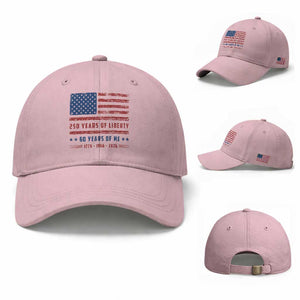 Patriotic 60th Birthday USA 250th Anniversary Baseball Cap 250 Years of Liberty 1966 60 Year Old Gift