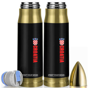 Croatia Bullet Tumbler Vintage Hrvatska Zagreb Croatian