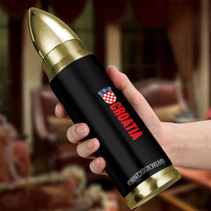 Croatia Bullet Tumbler Vintage Hrvatska Zagreb Croatian