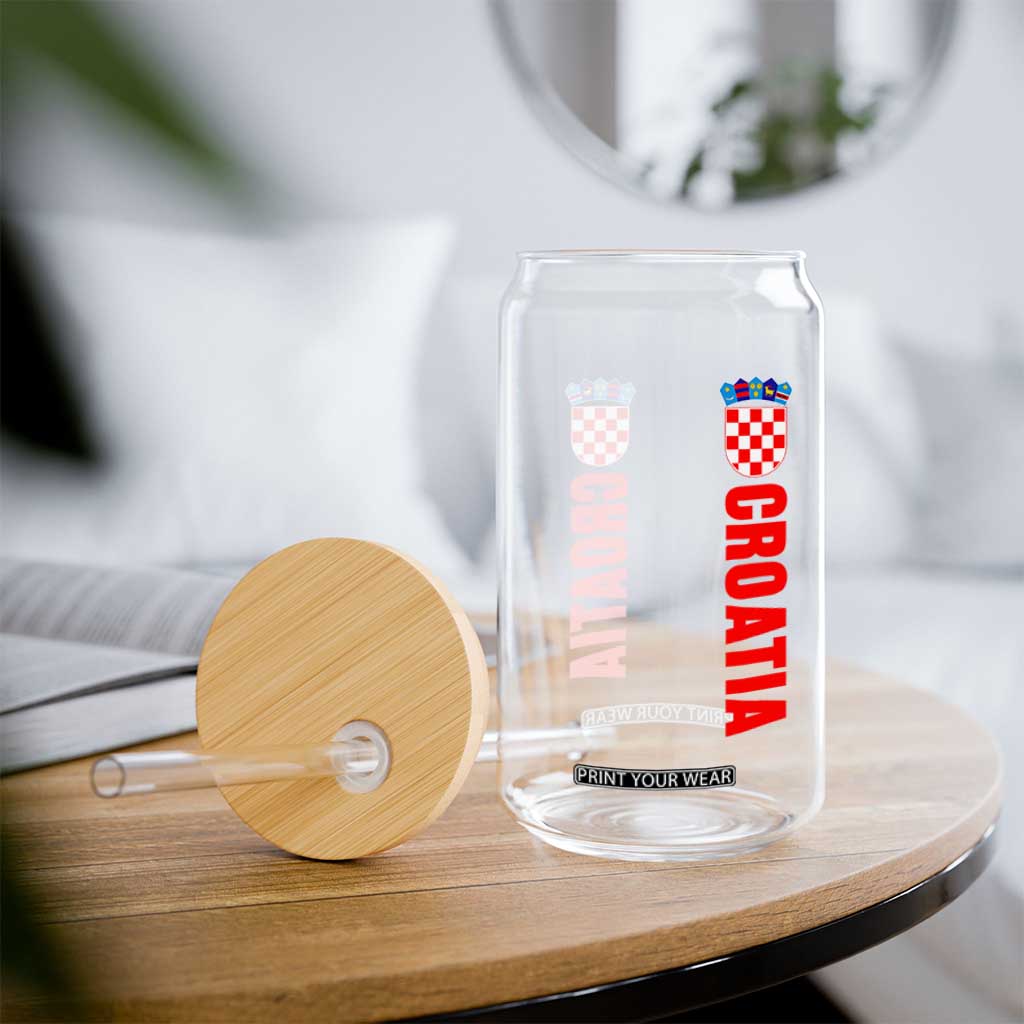 Croatia Glass Can Vintage Hrvatska Zagreb Croatian