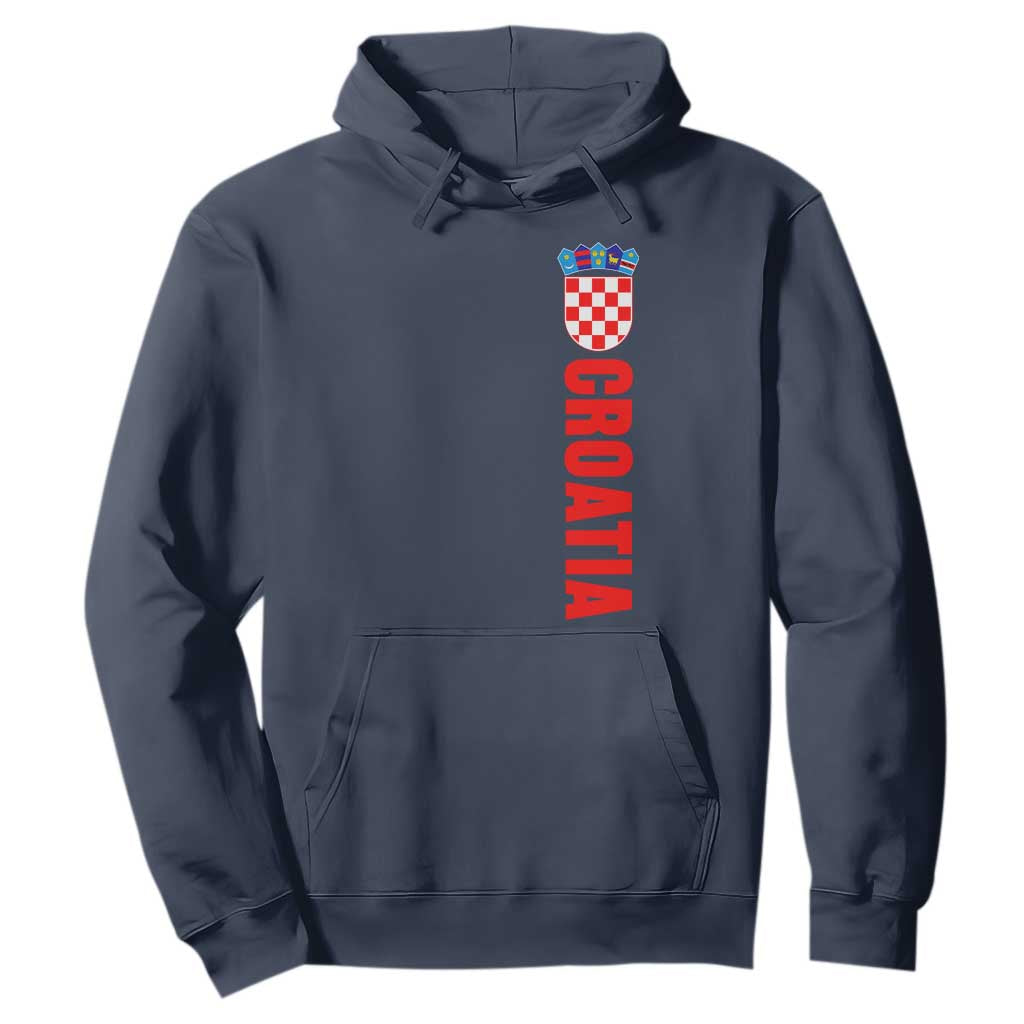 Croatia Hoodie Vintage Hrvatska Zagreb Croatian
