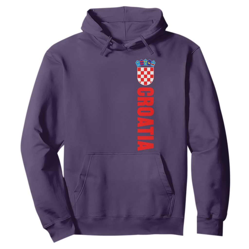 Croatia Hoodie Vintage Hrvatska Zagreb Croatian