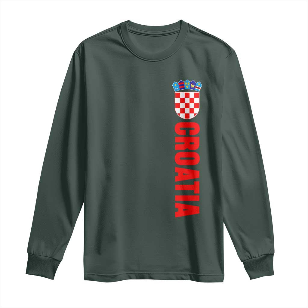 Croatia Long Sleeve Shirt Vintage Hrvatska Zagreb Croatian