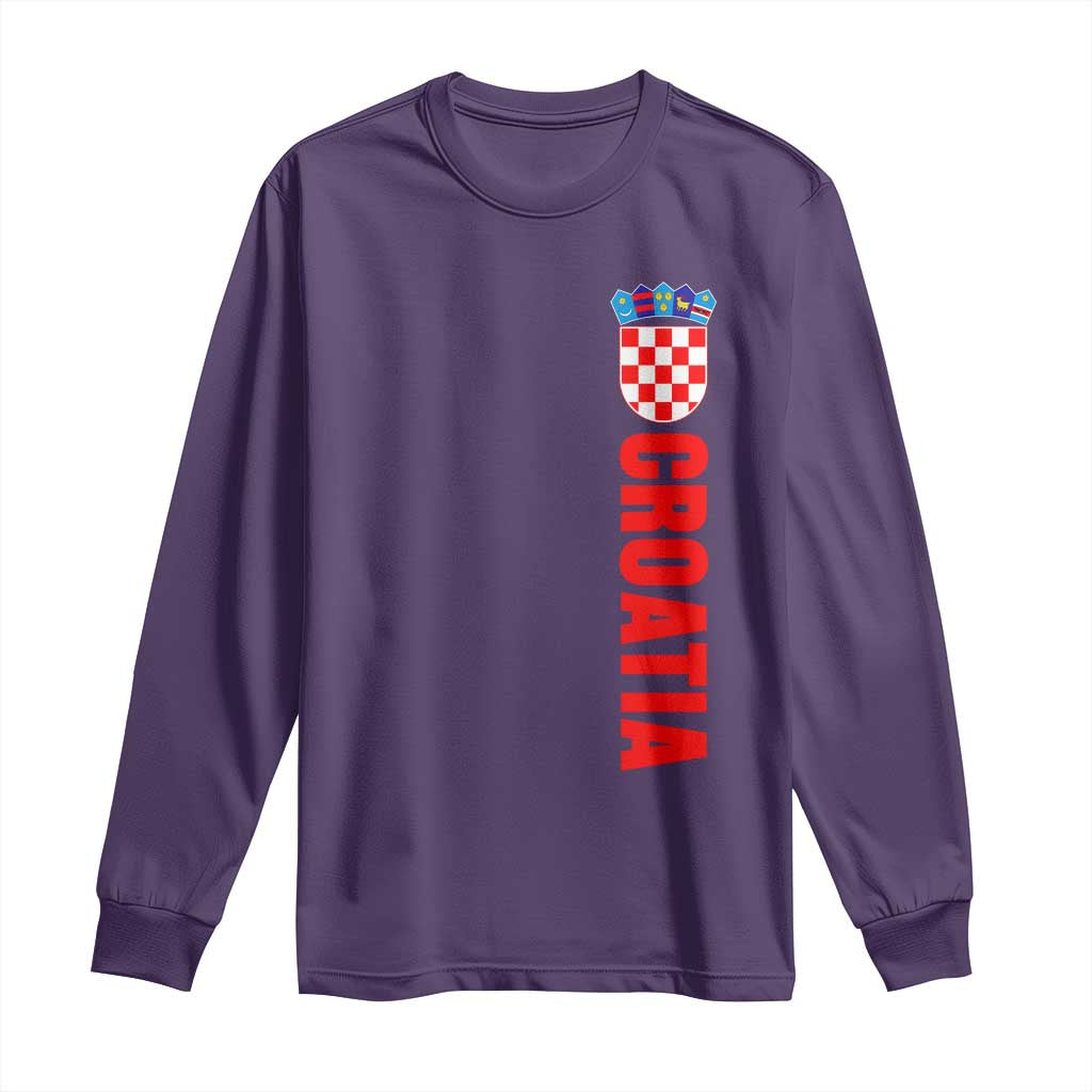 Croatia Long Sleeve Shirt Vintage Hrvatska Zagreb Croatian