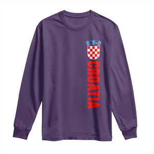 Croatia Long Sleeve Shirt Vintage Hrvatska Zagreb Croatian