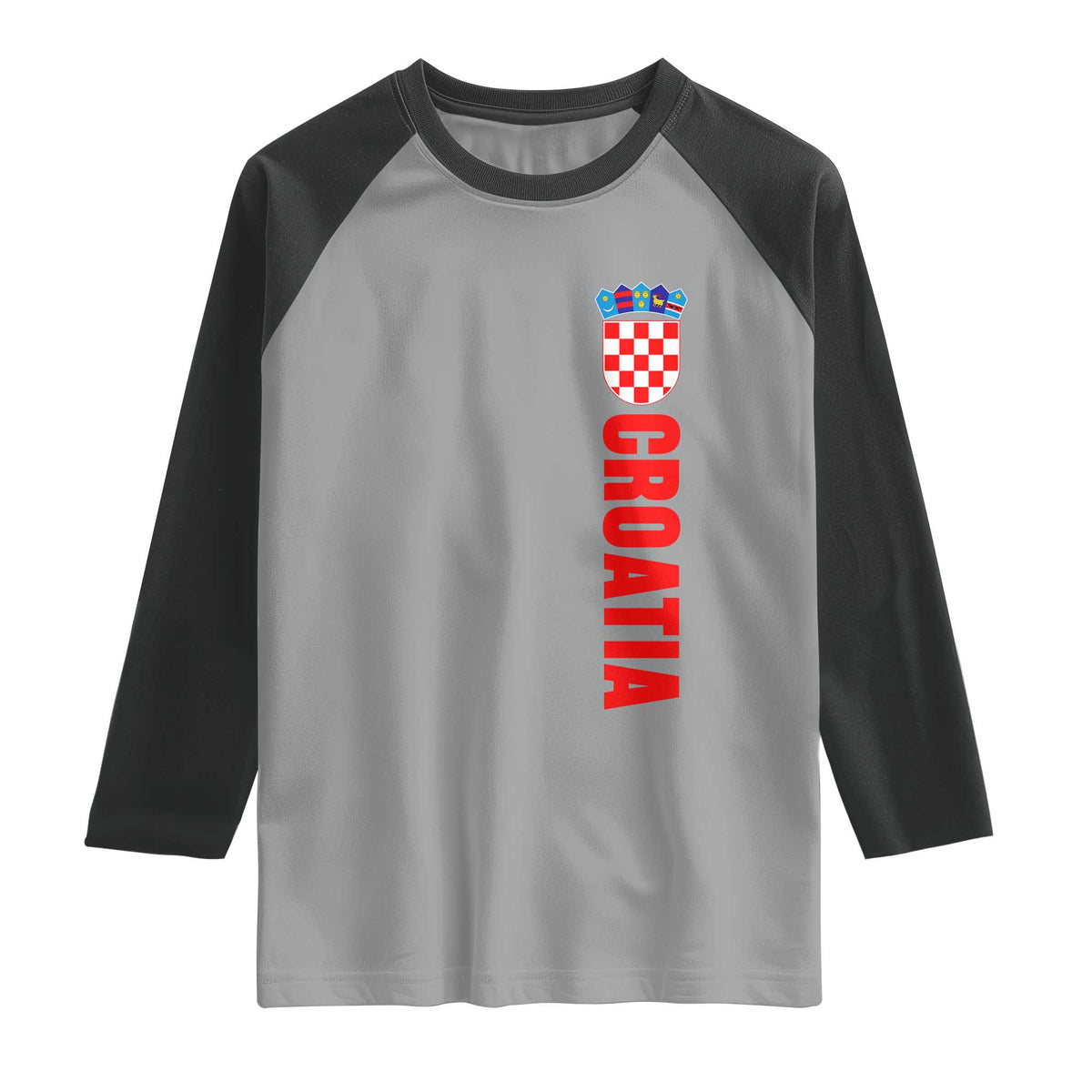 Croatia Raglan Shirt Vintage Hrvatska Zagreb Croatian