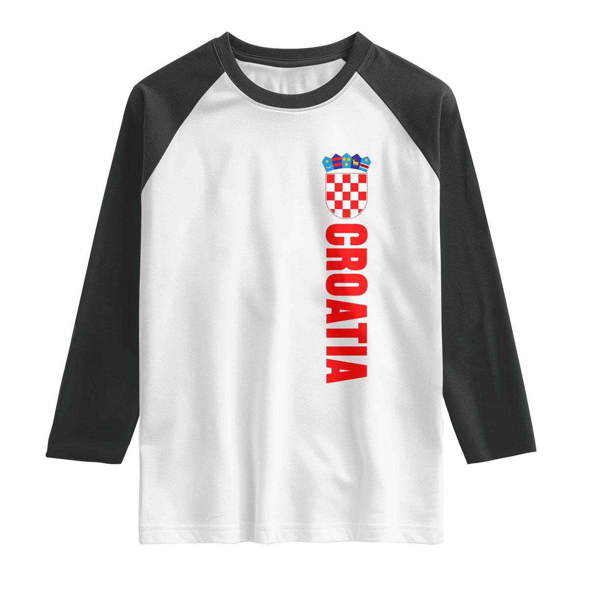 Croatia Raglan Shirt Vintage Hrvatska Zagreb Croatian