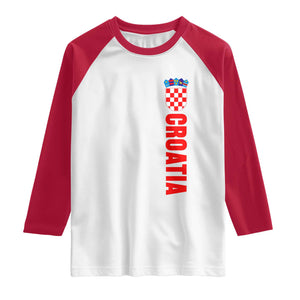 Croatia Raglan Shirt Vintage Hrvatska Zagreb Croatian