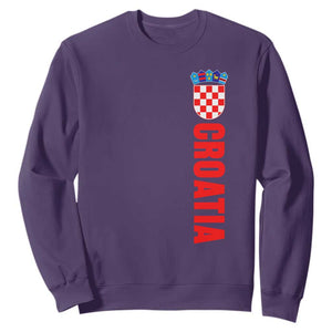 Croatia Sweatshirt Vintage Hrvatska Zagreb Croatian