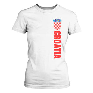 Croatia T Shirt For Women Vintage Hrvatska Zagreb Croatian