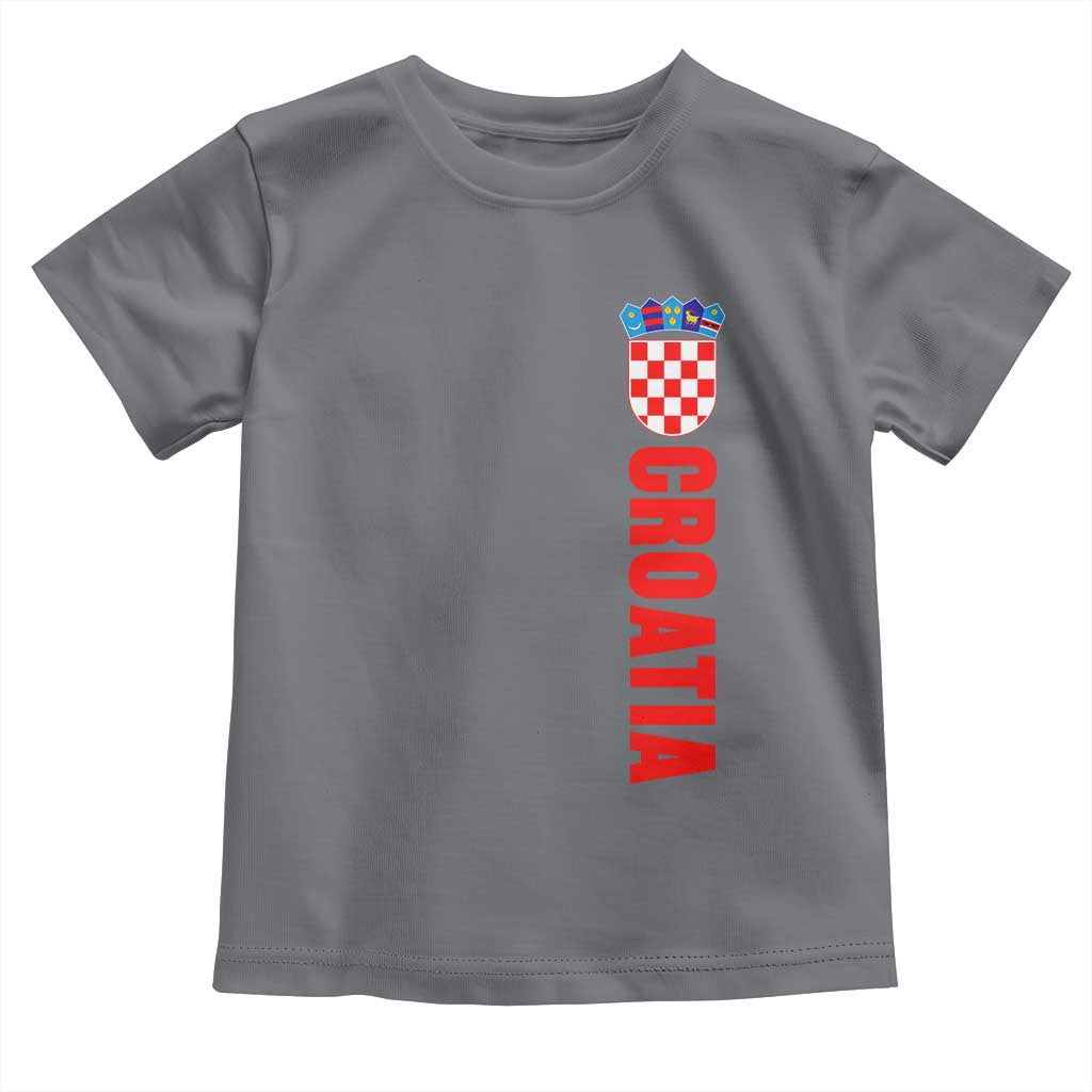 Croatia Toddler T Shirt Vintage Hrvatska Zagreb Croatian